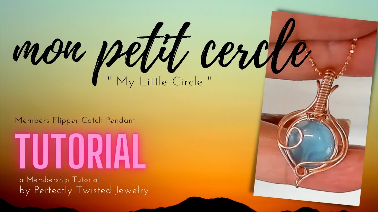 Make a Mini Pendant!  Cute Wire Wrap for Small Cabochon, Easy, Beginner Friendly!