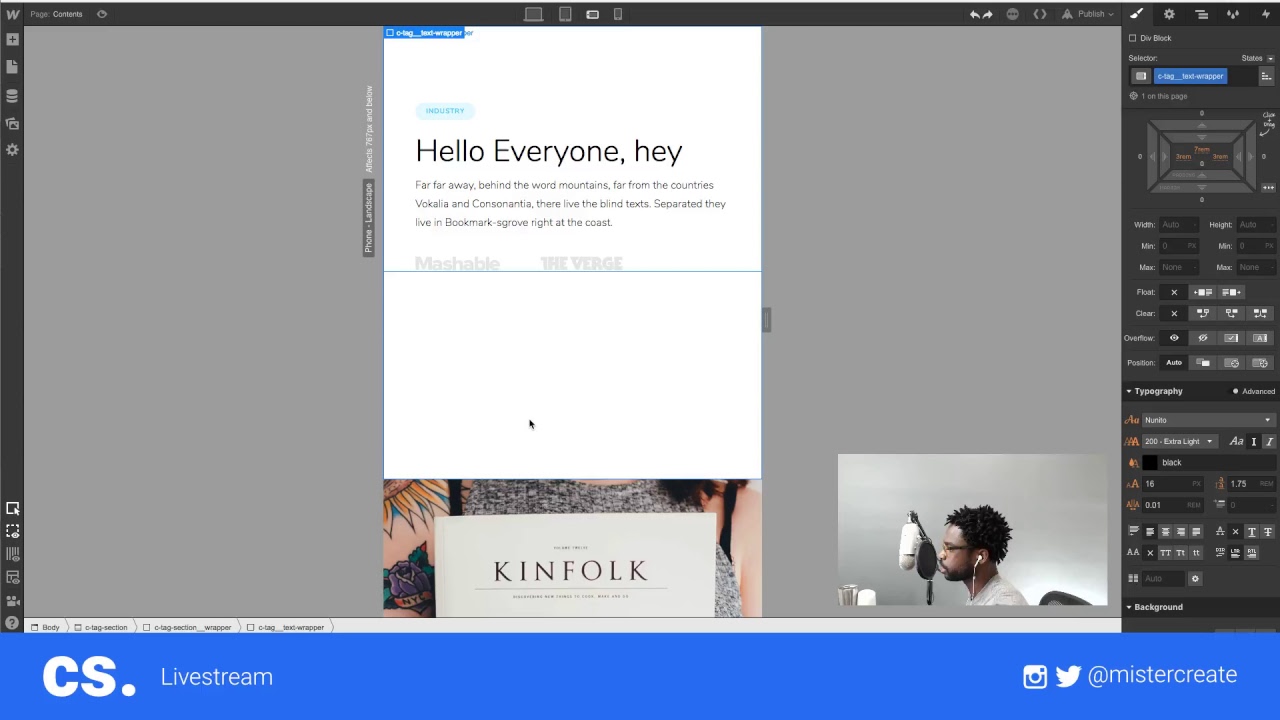 Sketch to Webflow - Creating Global Stylesheet