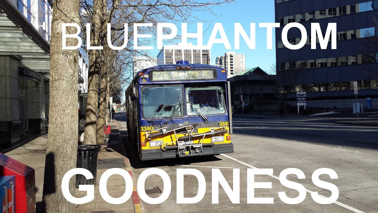 Blue Phantom Goodness! - King County Metro 1996 Gillig Phantom 40' No. 3340 on line 241