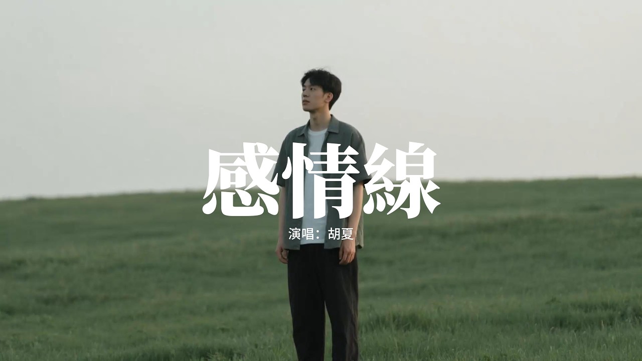 胡夏 - 感情線『錯過一次 已足夠，趁來得及還可以回頭，做怎樣一個我，全憑你偏愛 冷酷或溫柔。』【動態歌詞MV】