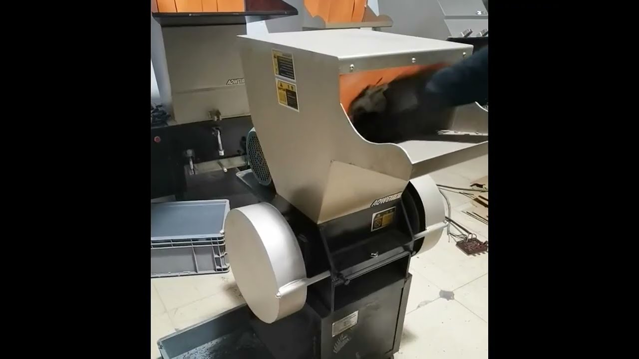 pp/pe/ldpe/hdpe film garbage bag wire crusher