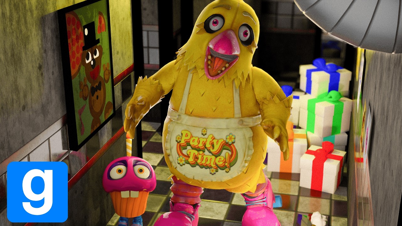 PARTY TIME CHICA has an ARMY...| Gmod FNAF Hide & Seek