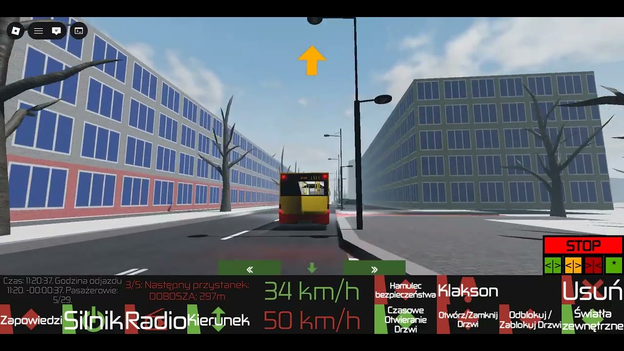 Roblox - Driver Transport Game 2 - Linia 208 - MAN NL223