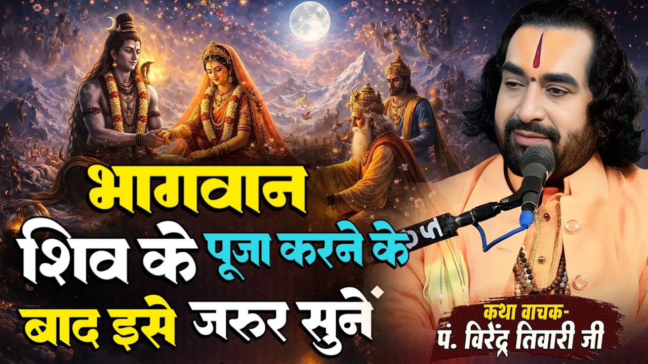 भगवान शिव के पूजा करने के बाद जरूर सुनें इस कथा को पं. वीरेन्द्र तिवारी जी से Mahashivratri Shiv ji