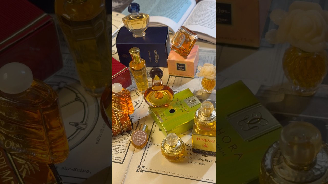 Ma petite collection de parfums vintage / Моя маленькая коллекция винтажной парфюмерии #perfume