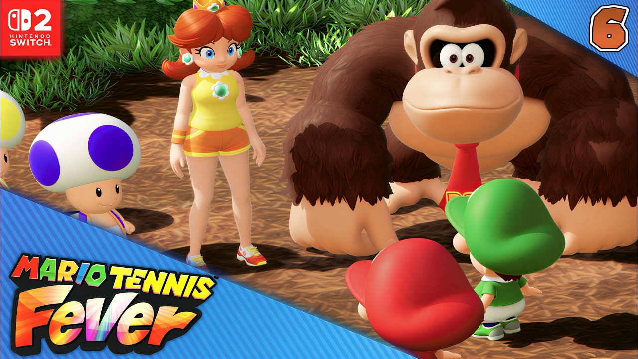 Foresta fitta e Palude Nebbiosa con Daisy (#6) Adventure Mode Mario Tennis Fever - Switch 2 Gameplay