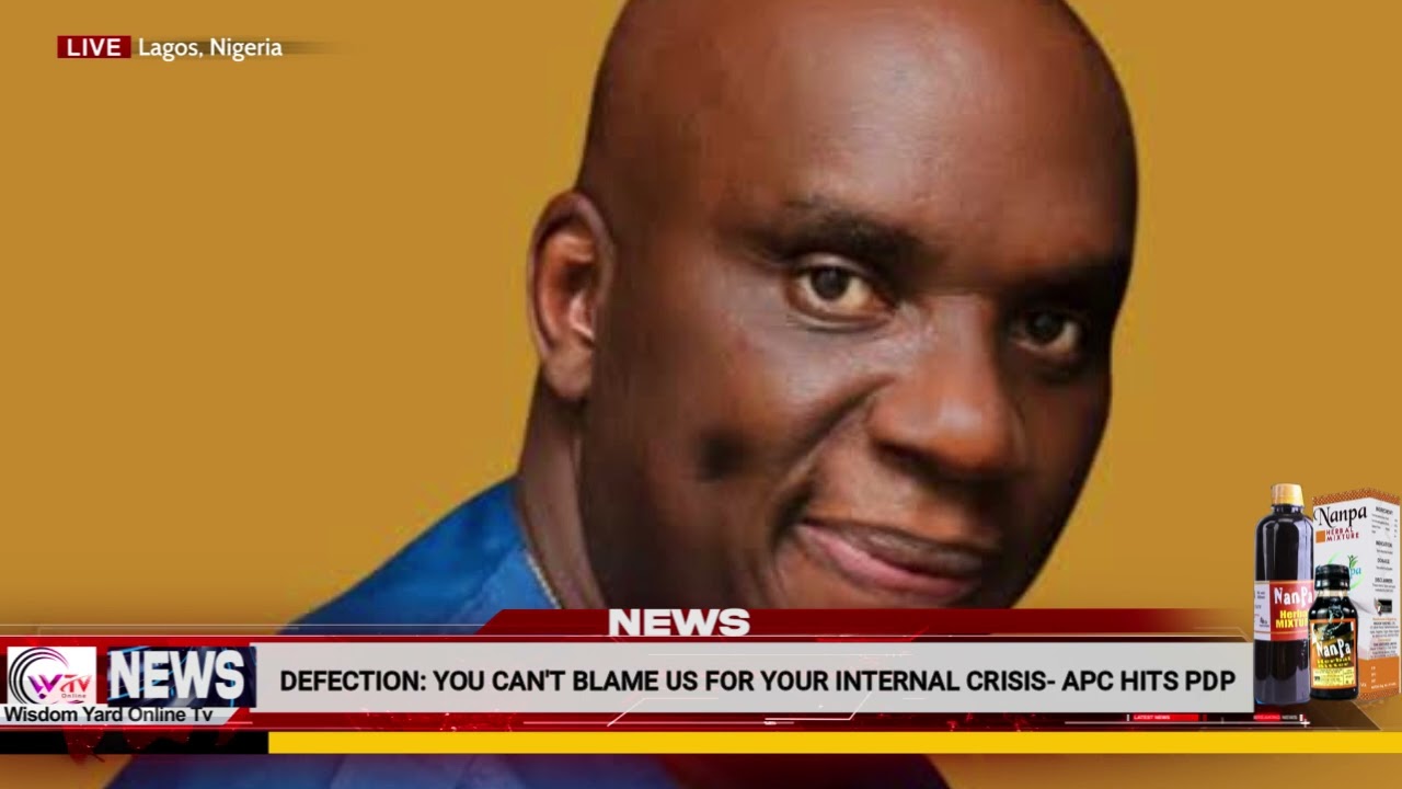 DEFECTION: YOU CAN'T BLAME US FOR YOUR INTERNAL CRISIS- APC HITS PDP