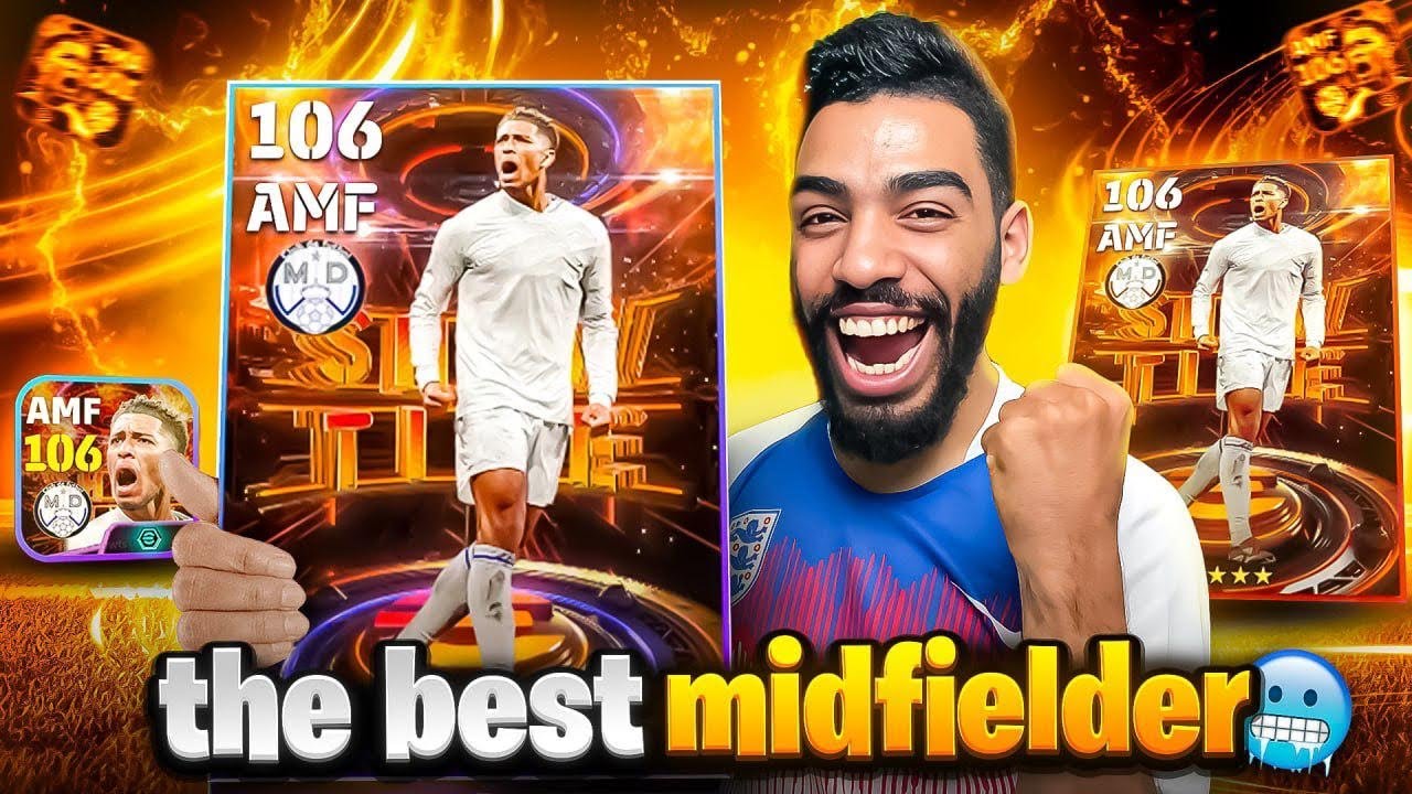 Я дал Белингему рейтинг 106🥶, лучший полузащитник в мобильном eFootball 🔥