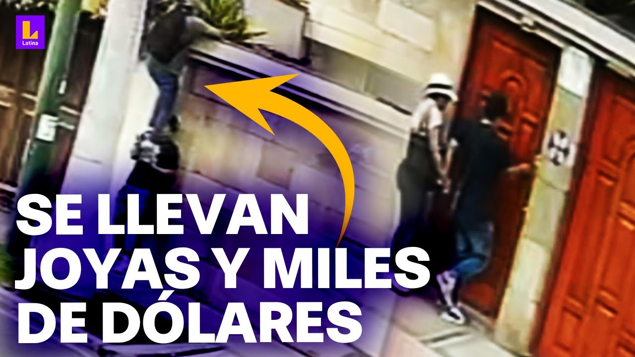 Graban a delincuentes con nueva modalidad de robo en Surco: Van robando tres casas de la zona