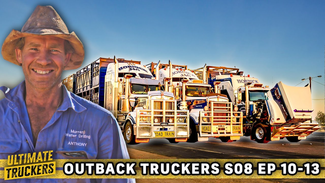 Non-Stop Aussie Trucking Chaos! | Outback Truckers S8 Eps 10-13 | Full Episode Marathon