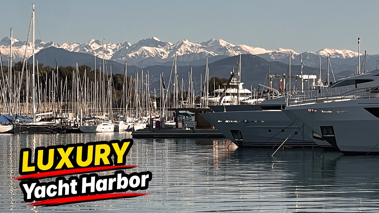 Port Vauban Antibes Walk — Full Marina Tour of Europe’s Largest Yacht Harbor (4K)