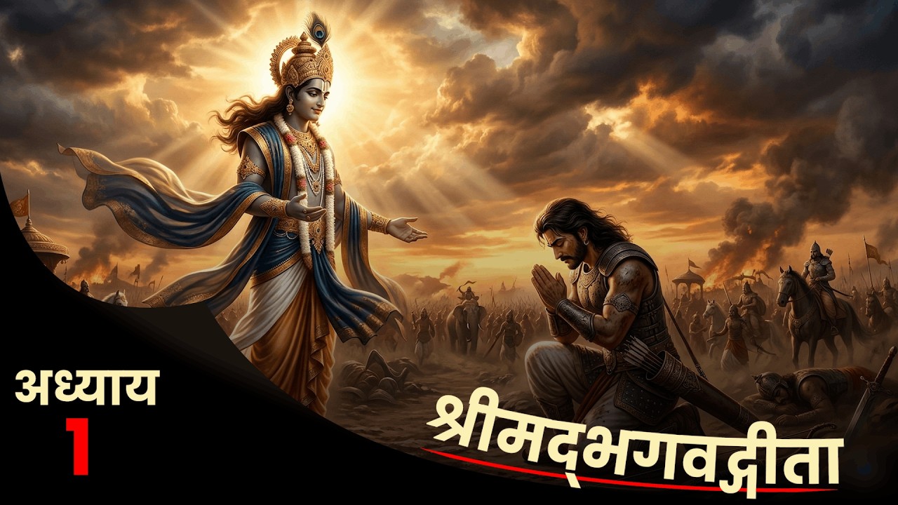 अर्जुन ने हथियार क्यों डाले? | Goosebumps guaranteed 🔥🔥| Shrimad Bhagwat Geeta Saar | अध्याय 1