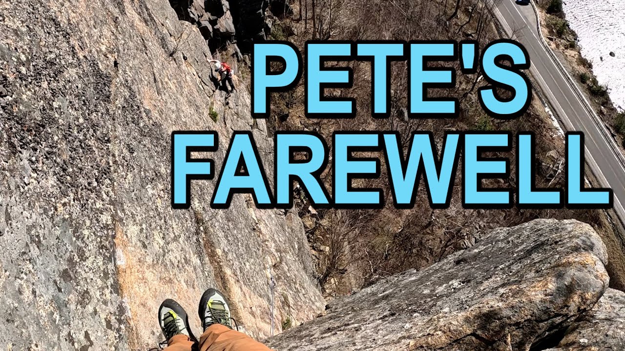 PETE'S FAREWELL Pitchoff Chimney Cliff, Adirondacks