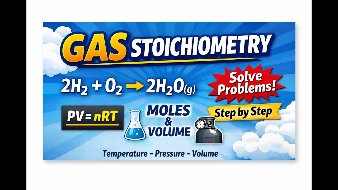 Gas Stoichiometry for High School Chemistry