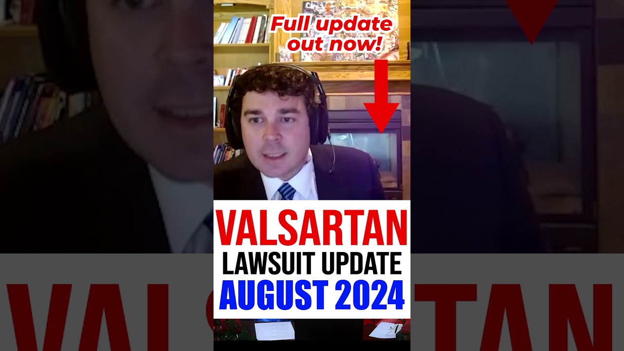 UPDATE on the Valsartan Lawsuit. #lawyer #medicine #shorts
