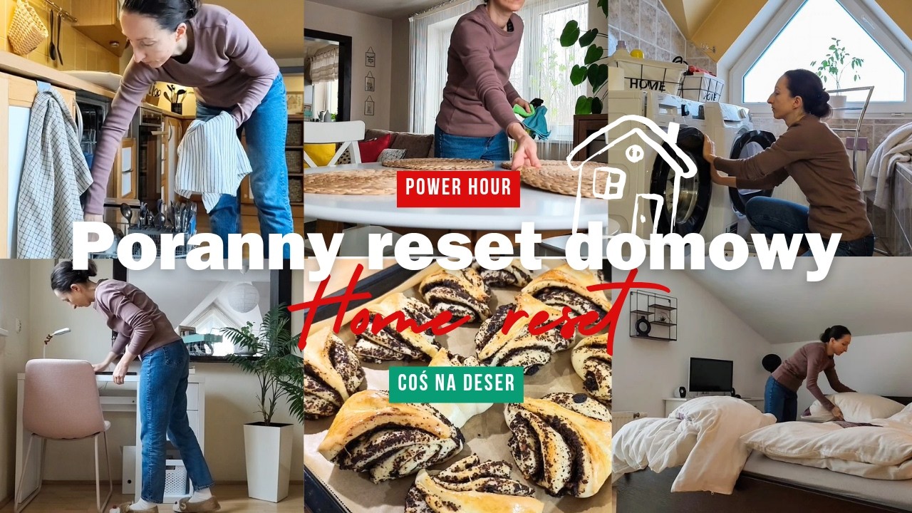 Poranny reset domowy | Mama dwójki | VLOG