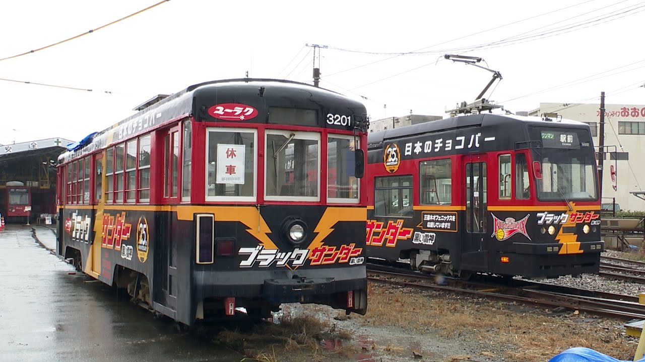 豊橋鉄道 新旧ブラックサンダー号 貸切撮影会 (2020.2.16)
