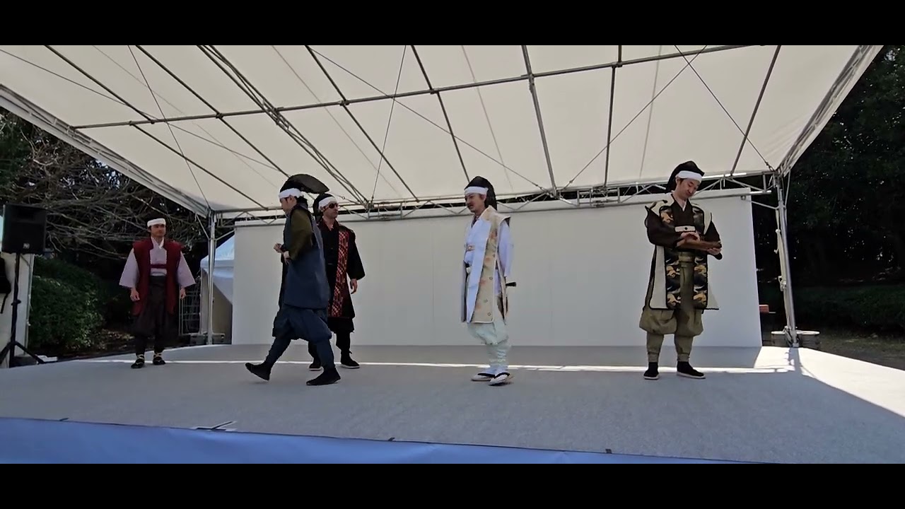唐津名護屋城武将隊 2025/03/22 大手門広場