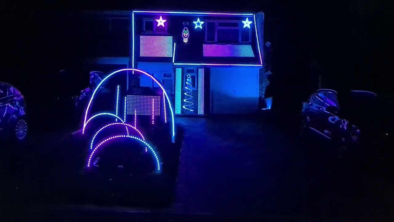 Linkin Park - One More Light - Christmas Light Show