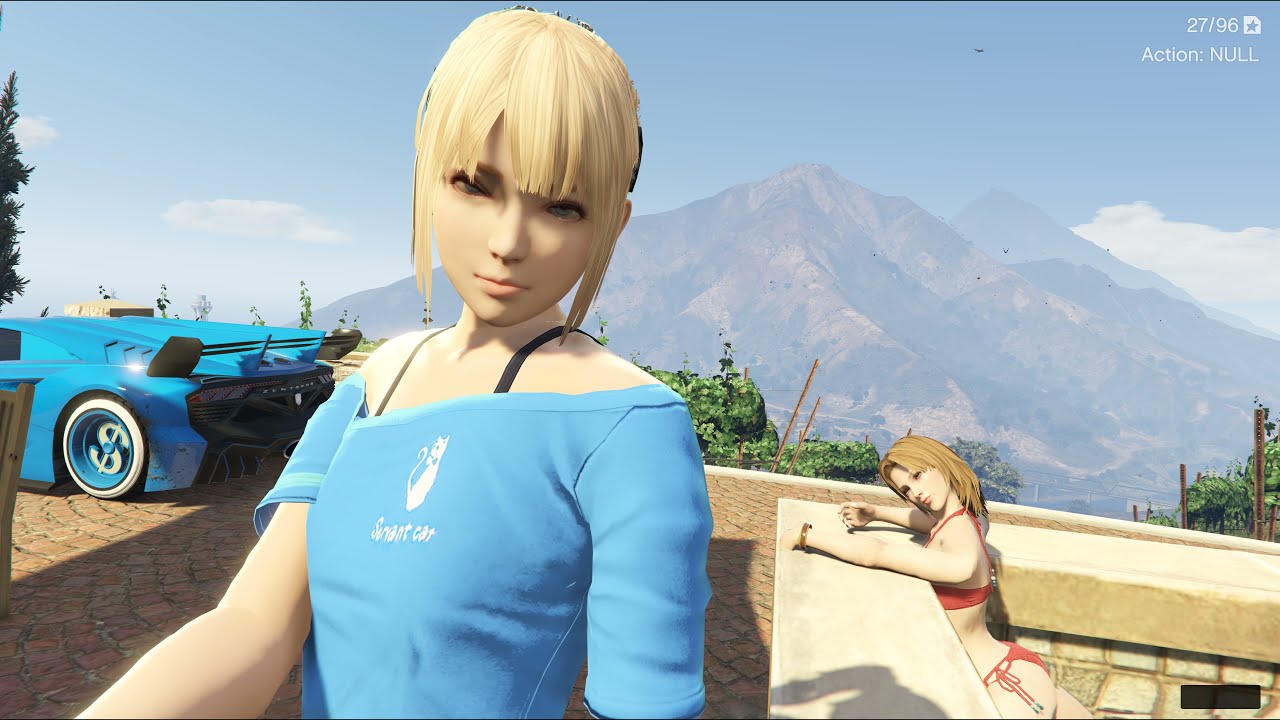 GTA V Marie Rose vs. Tina Vineyard Pool...