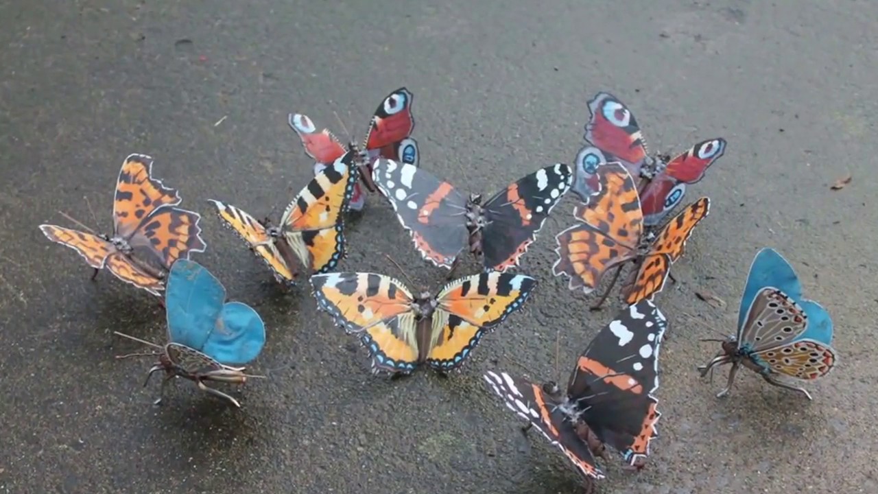 Artist John Kennedy Brown, West Wales, United Kingdom Turning scrap metal into art...
