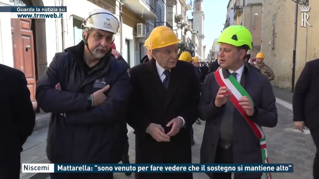 Niscemi - Mattarella: 