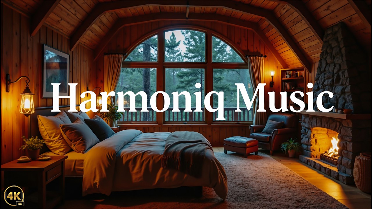 Ultimate Deep Sleep Rain Ambience with Fireplace 🔥 | Heal Anxiety, Relax Mind, Sleep in Minutes