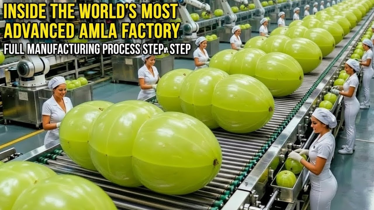 Inside the World&rsquo;s Most Advanced Amla Factory | Full Manufacturing Process Step by Step