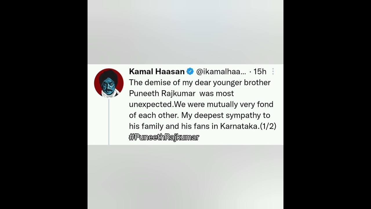 Tollywood, Bollywood and Kollywood Celebrities reaction on Puneeth Raj Kumar's death
