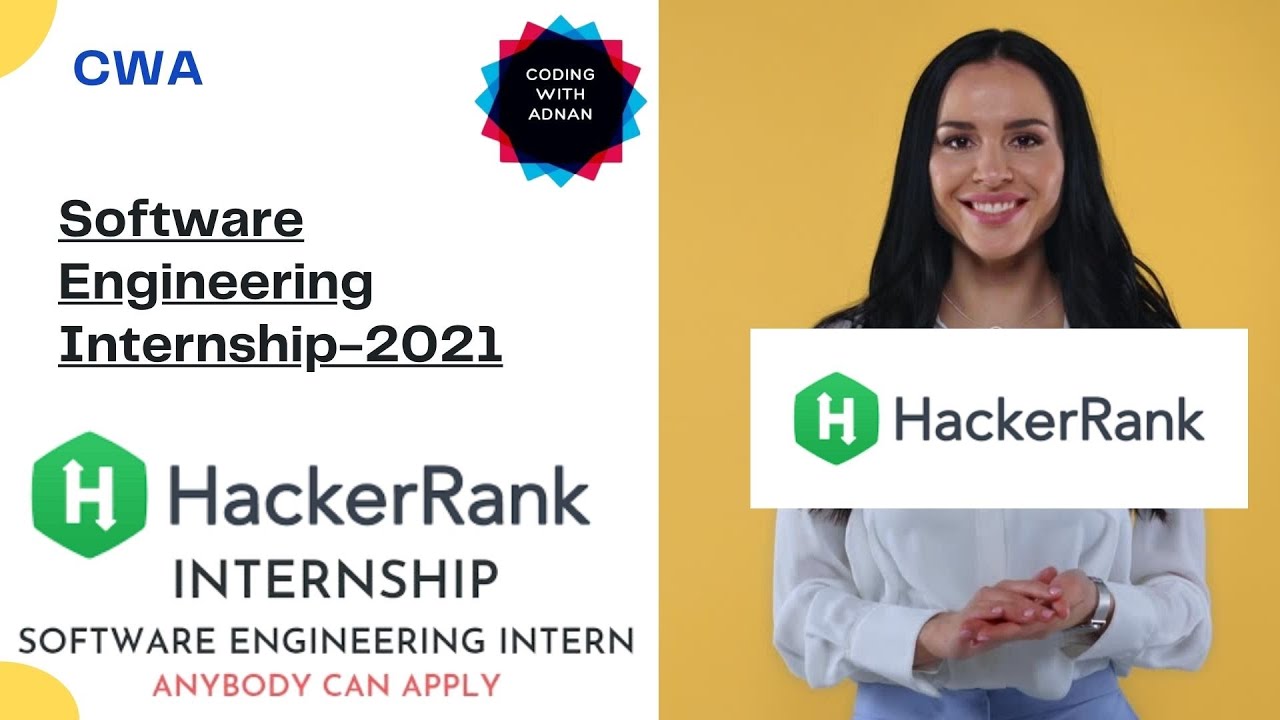 HackerRank Software Engineering Internship 2021| Anyone can Apply| Internship with Job Offer|