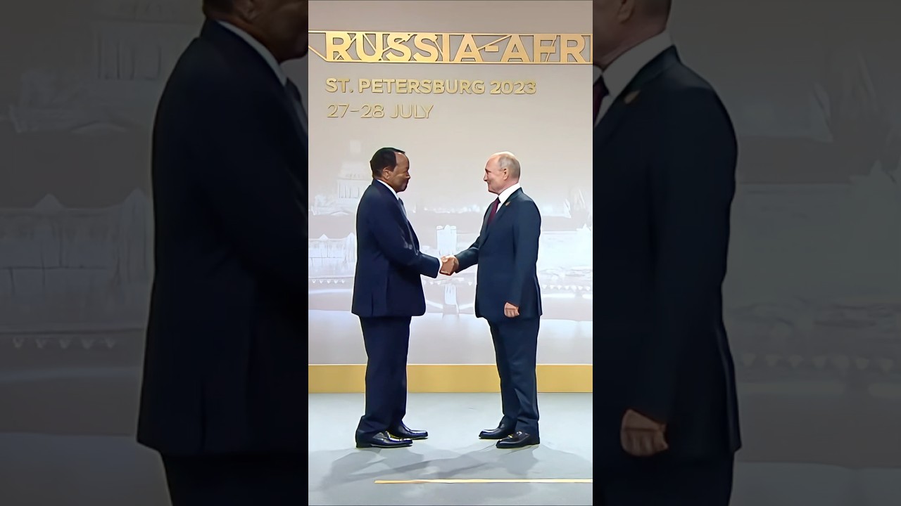 Putin Meets African Leaders. Global Diplomacy. 🤝