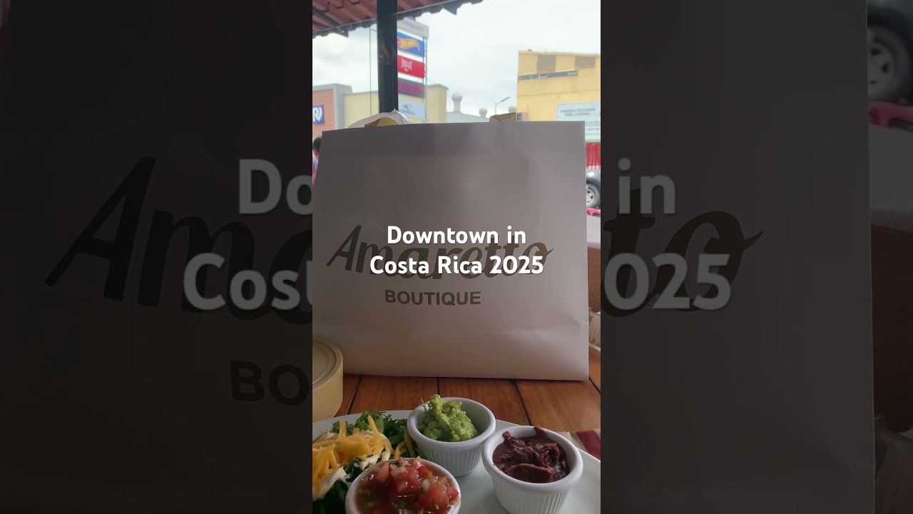 Downtown in Costa Rica 2025 #costaricaexpat #movingtocostarica #retirementabroad