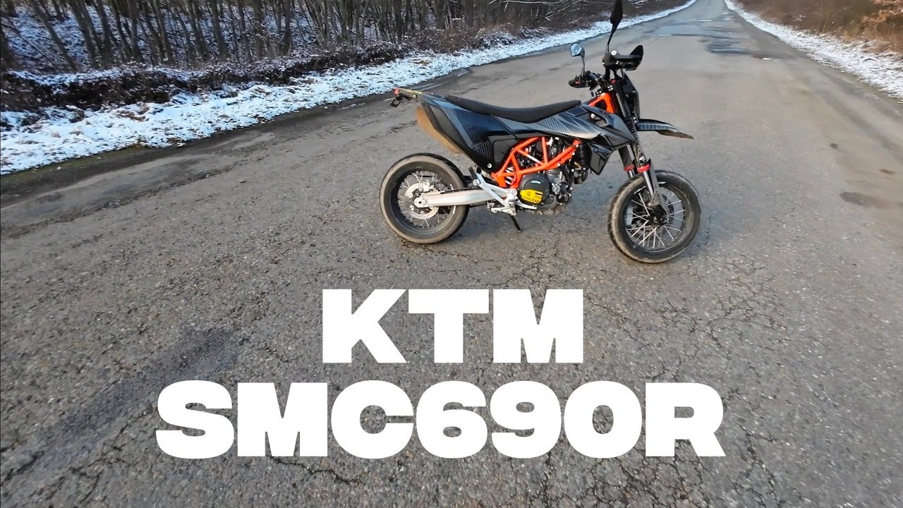 Зимова покатушка на мотарді ktm smc690r 