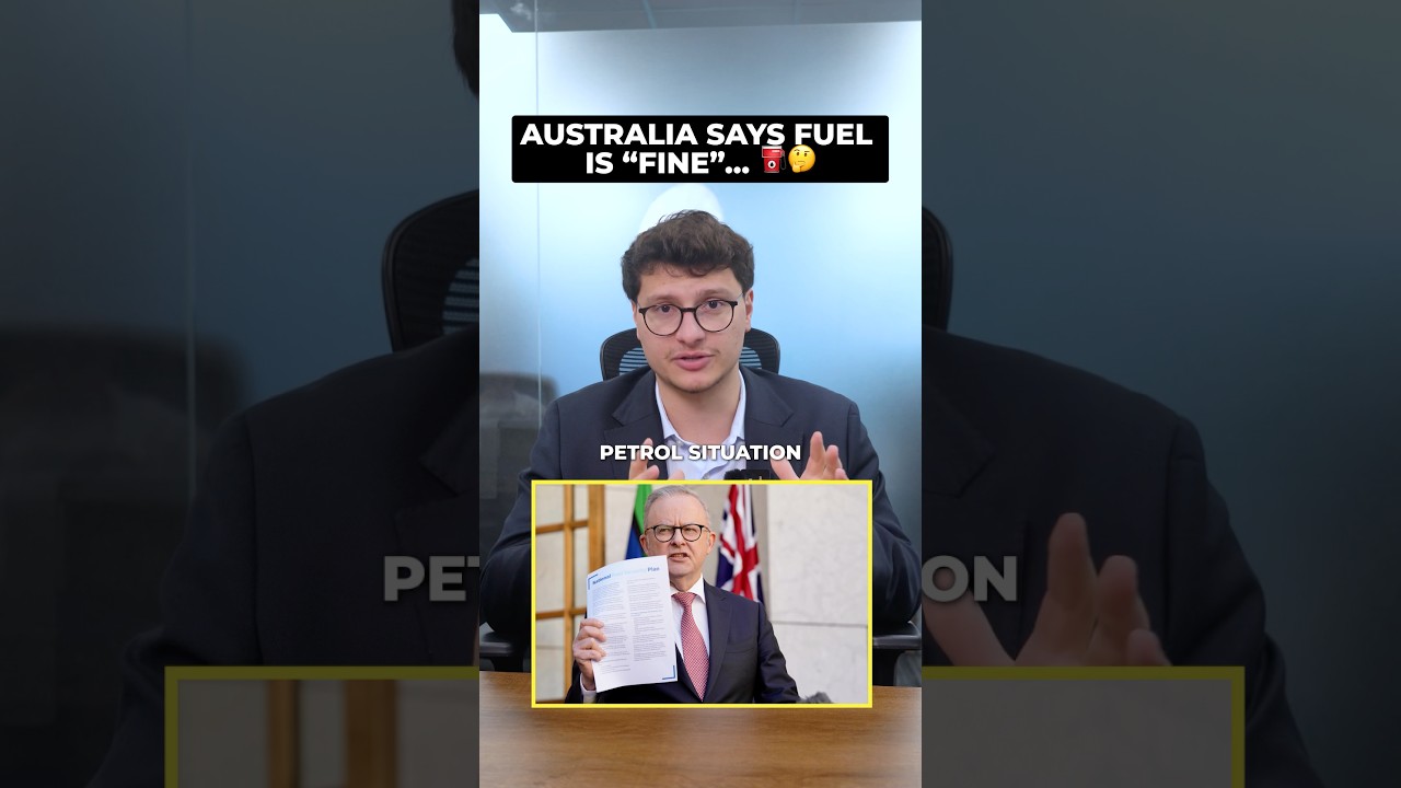 Australia's fuel supply is about to get worse #shorts #crisis #news