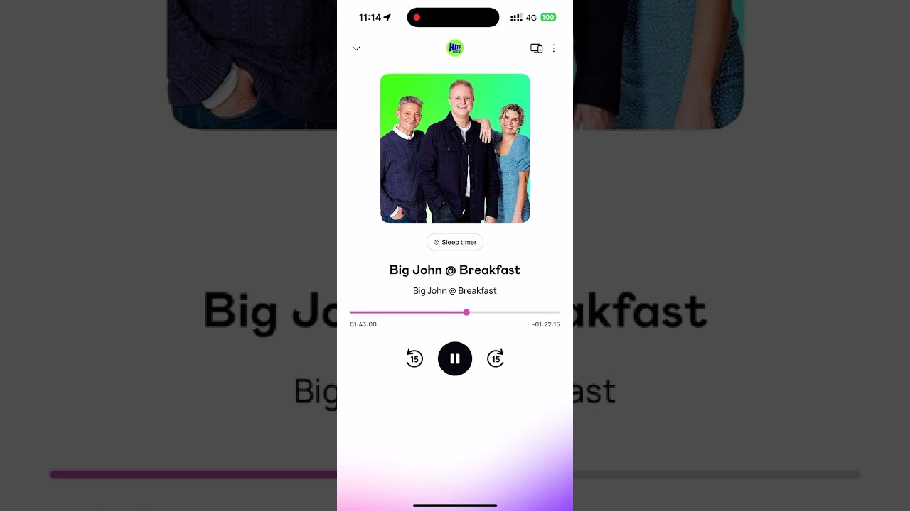 Big John at Breakfast - Leaving Hallam FM / Hits Radio - Announcement Part 1