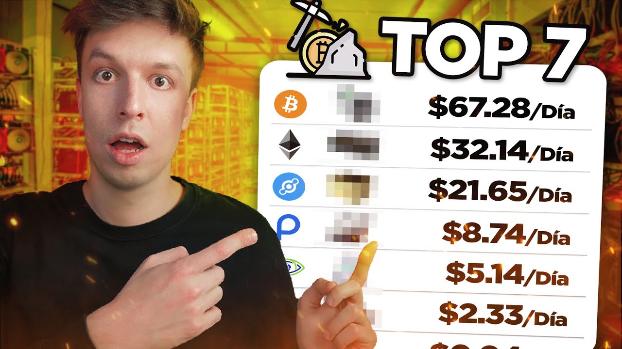 Top 7 M&aacute;quinas Para Minar Criptomonedas (-$100)