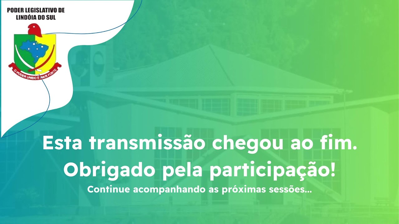 Transmissão ao vivo de Câmara de Vereadores Lindóia do Sul-SC.