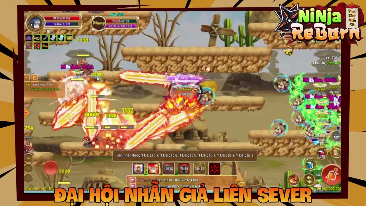 Ninja Reborn - Trải nghiệm Server Origin ra mắt ( Phần 2 )