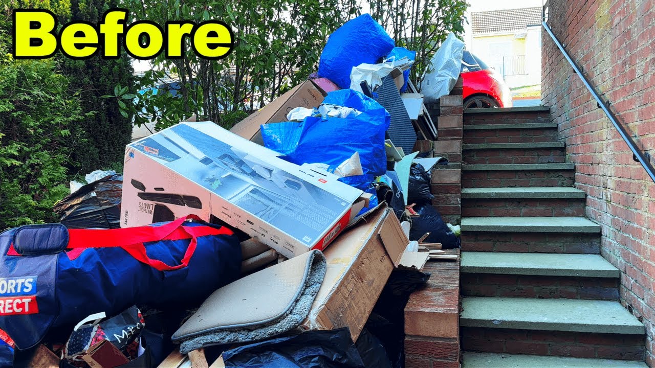The MESS On These Stairs Was A NIGHTMARE! (Total Transformation)