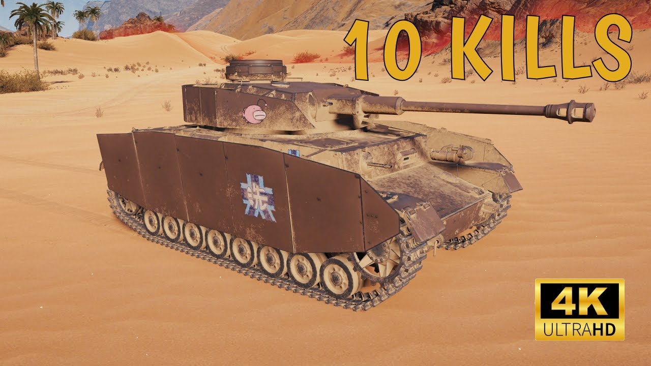 Pz. IV H Ankou • 4K DAMAGE 10 FRAGS • Girls und Panzer • WoT Gameplay