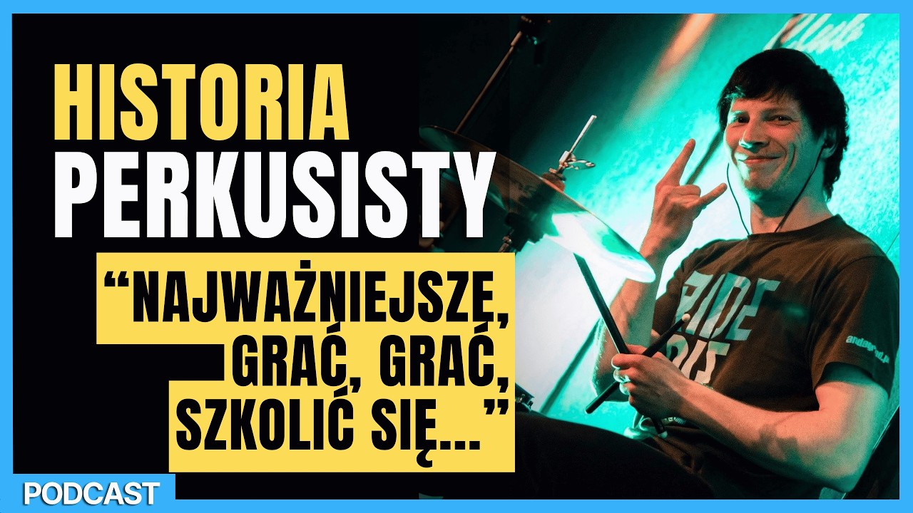 Jak zostać perkusistą? 15 lat doświadczenia - perkusja - Piotr Smugała | podcast