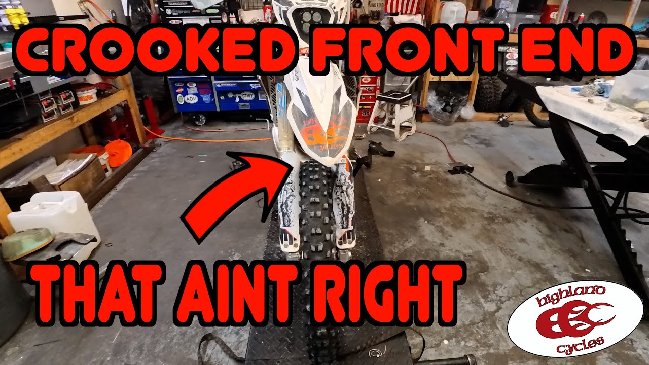 КАК ВЫРОВНЯТЬ ПЕРЕДНЮЮ ЧАСТЬ МОТОЦИКЛА ПОСЛЕ ПАДЕНИЯ? | HIGHLAND CYCLES