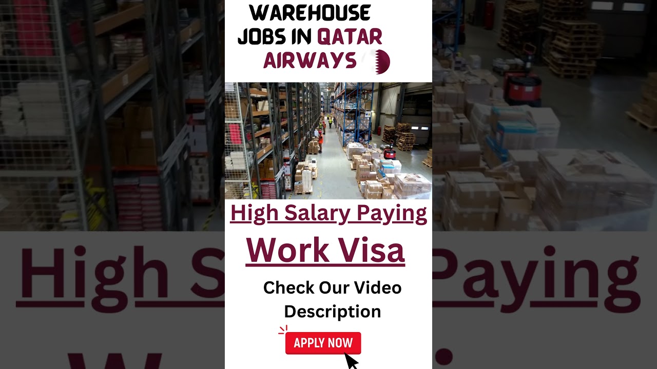 Warehouse Jobs at Qatar Airways for Freshers #qatarairways #jobs #visa