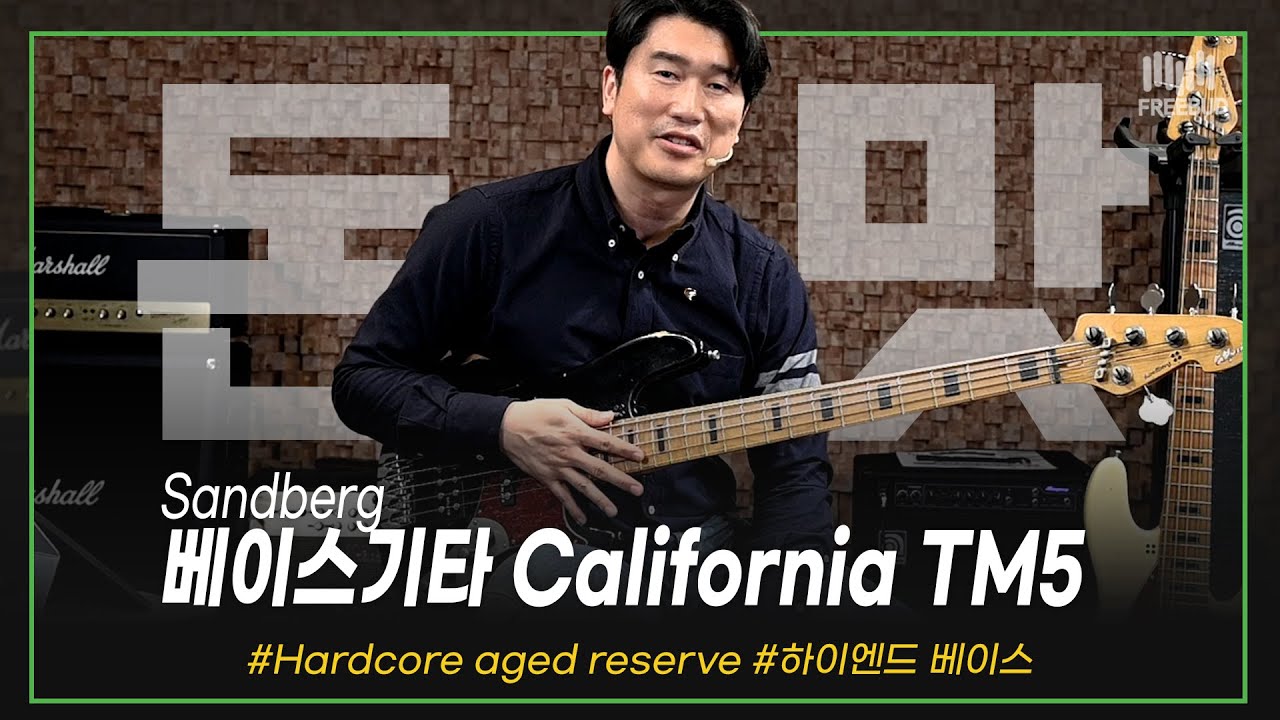 [투데이즈기어] 하이엔드 베이스! Sandberg  베이스기타 California TM5