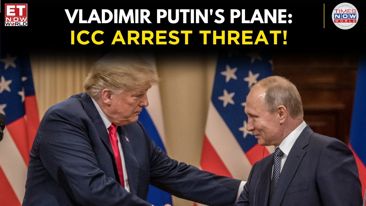 ВИДЕО: Польша угрожает самолету Путина ордером МУС перед саммитом Трампа | ET Now World