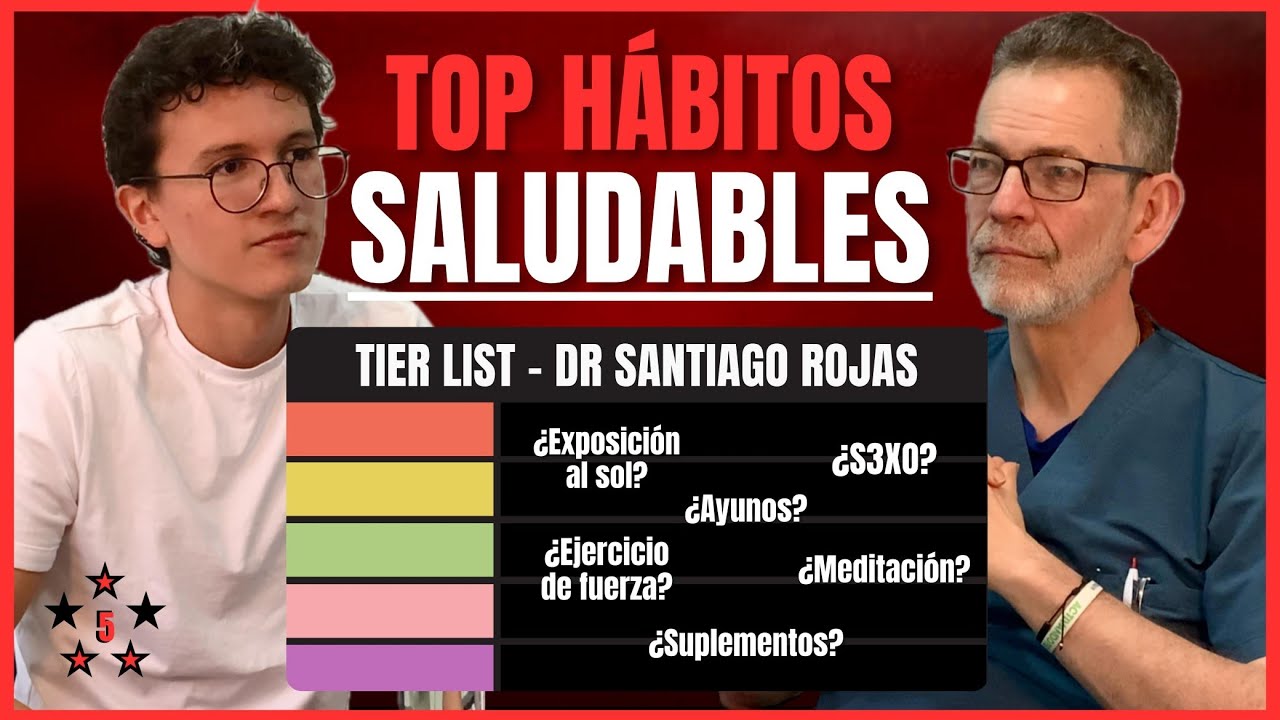 #37. Dr. Santiago Rojas│ Ranking de Hábitos Saludables: ¿Cuál es el Mejor? ¿Cuál está Sobrevalorado?