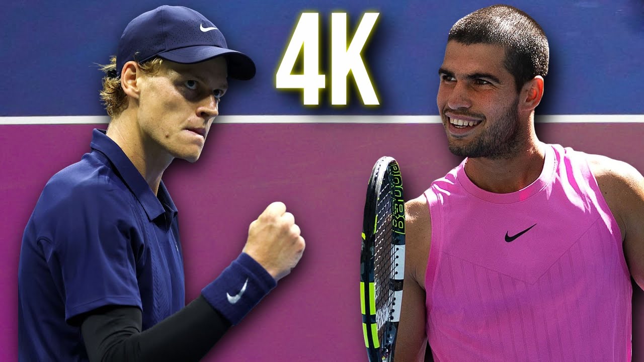 Sinner vs Alcaraz  | 4K Highlights ● Next Level Matches