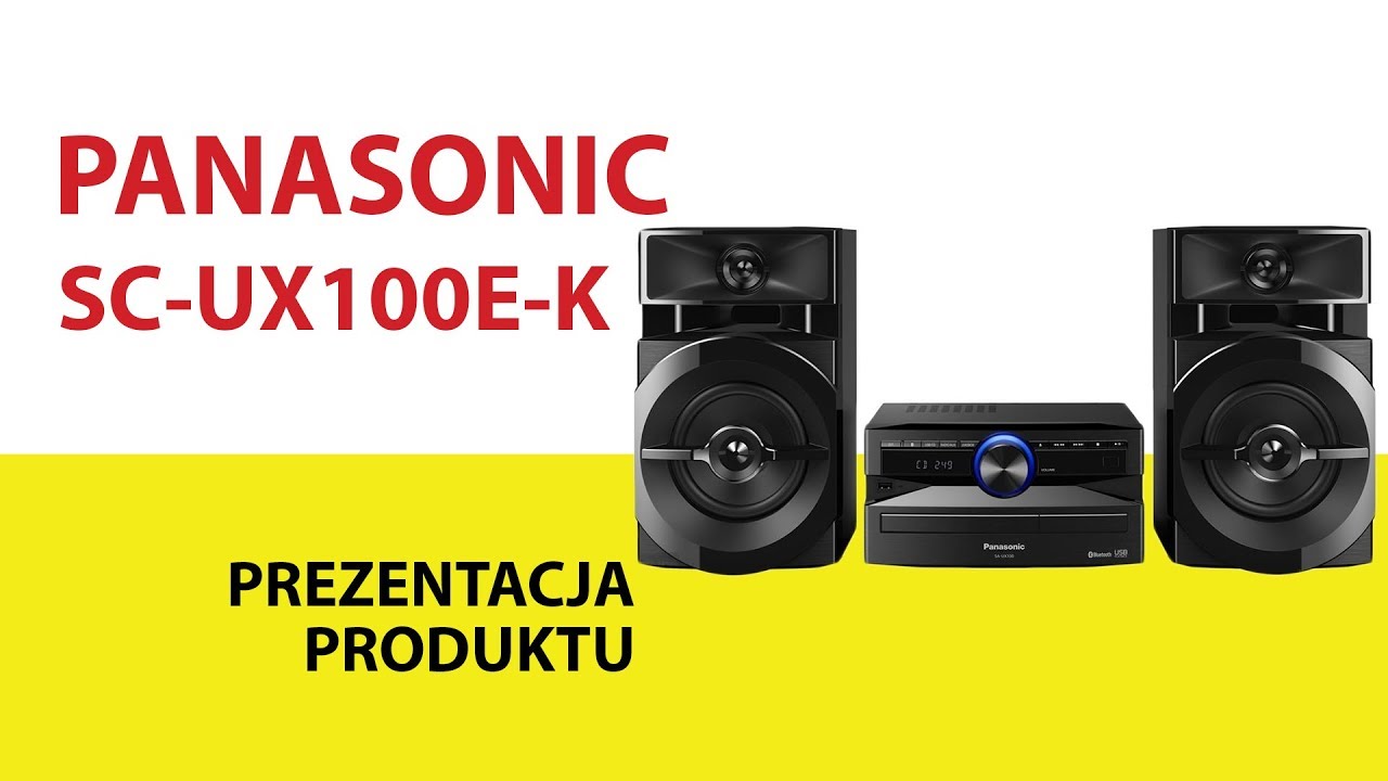 Wieża PANASONIC SC-UX100E-K