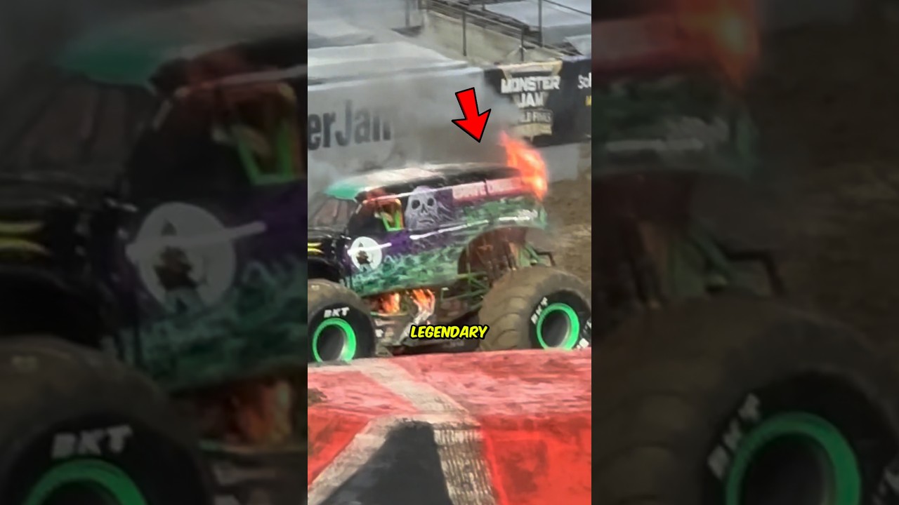 Grave Digger&rsquo;s Most Insane Stunt Ever 😨