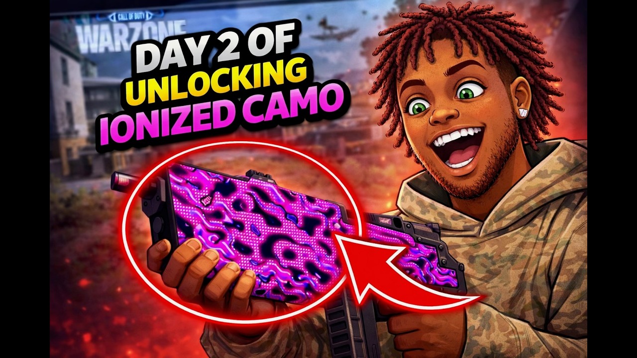 DAY 2 of Unlocking IONIZED CAMO… This Got CRAZY 😱 (Warzone)